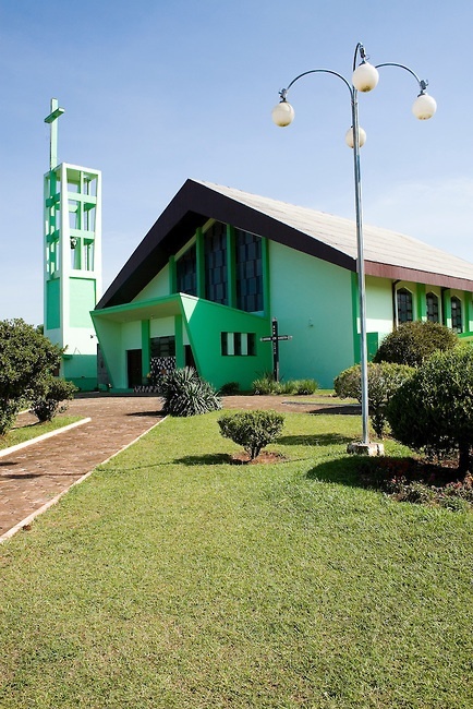 Igreja Matriz. Ponte Serrada, Santa Catarina, Brasil. / 
Mother Church. Ponte Serrada, Santa Catarina, Brazil.